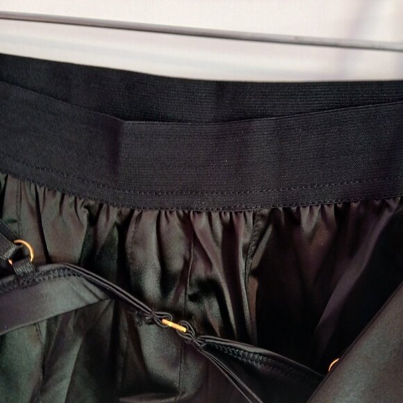 Frederick's of Hollywood Women's Ginny Satin 2 Piece Sleep Set NWT  Black - Picture 4 of 6